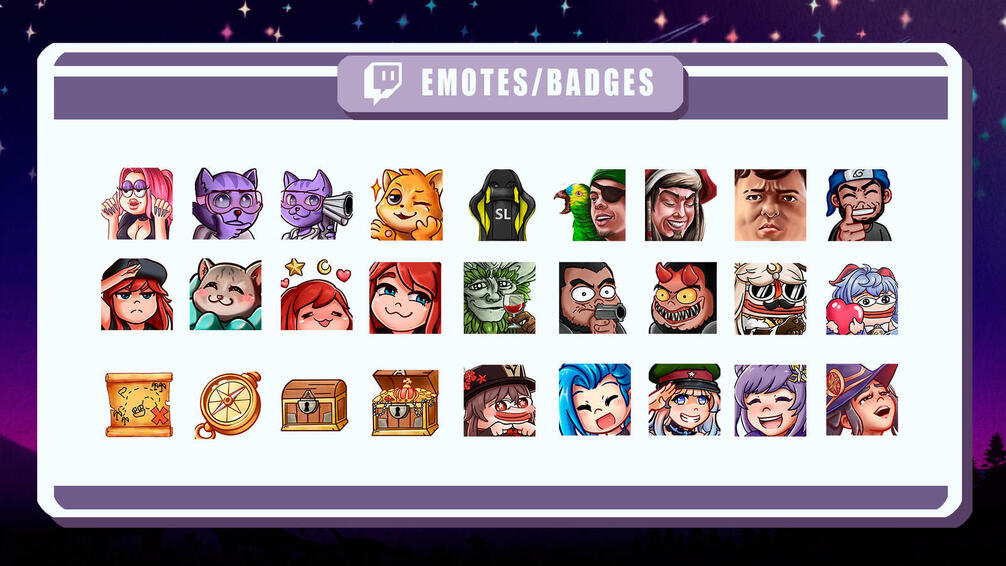 Emotes &amp; Badges for Twitch