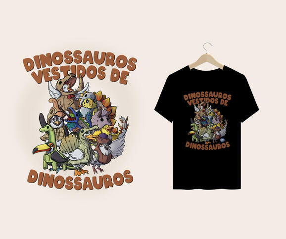 Camiseta Dinos Vestem Dinos